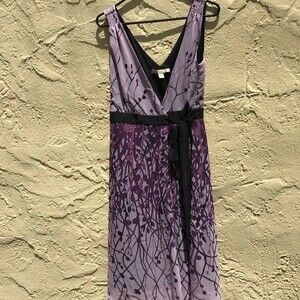 Jonathan Martin Purple Wrap Dress